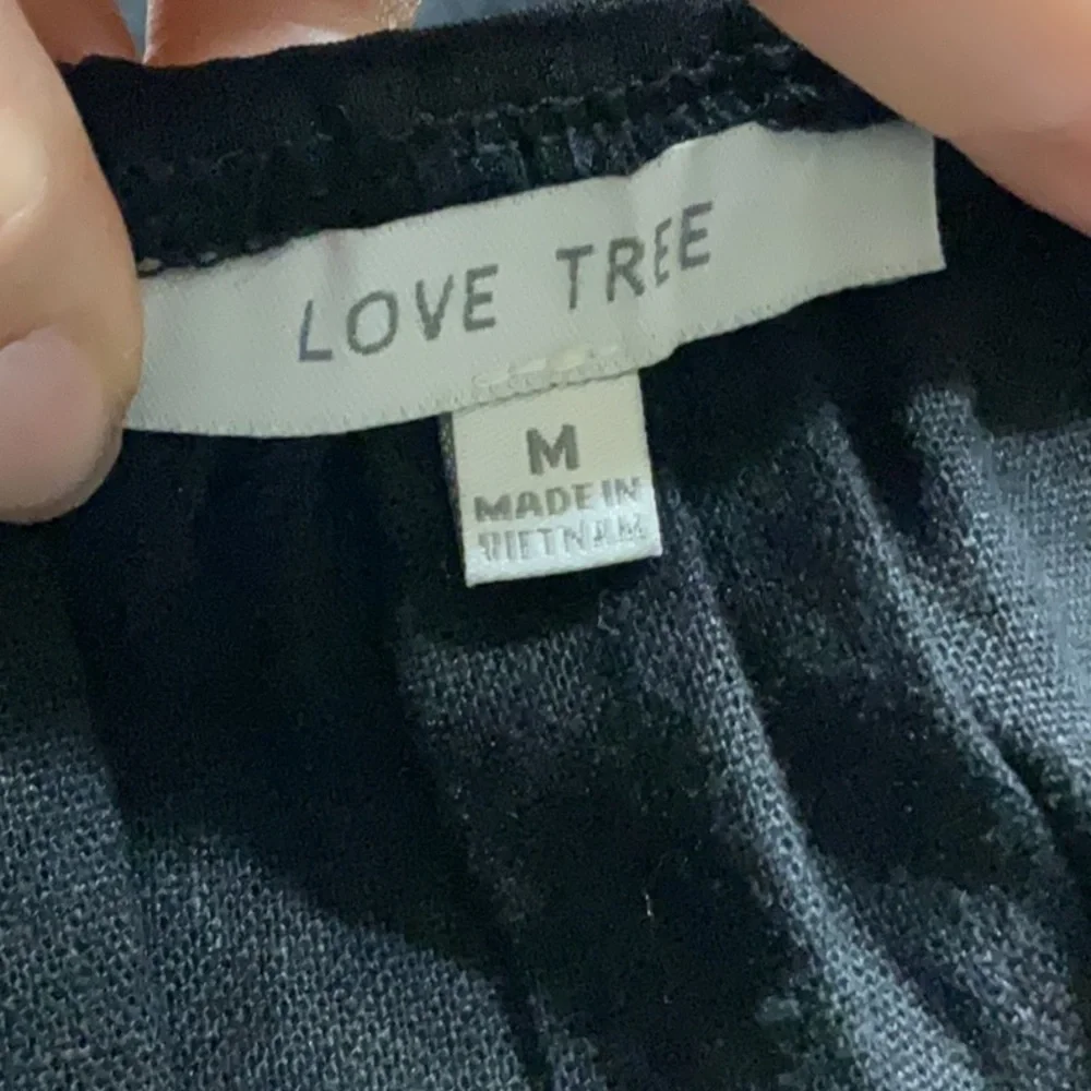 Love tree Black Ruffled Smocked Tiered Sundress